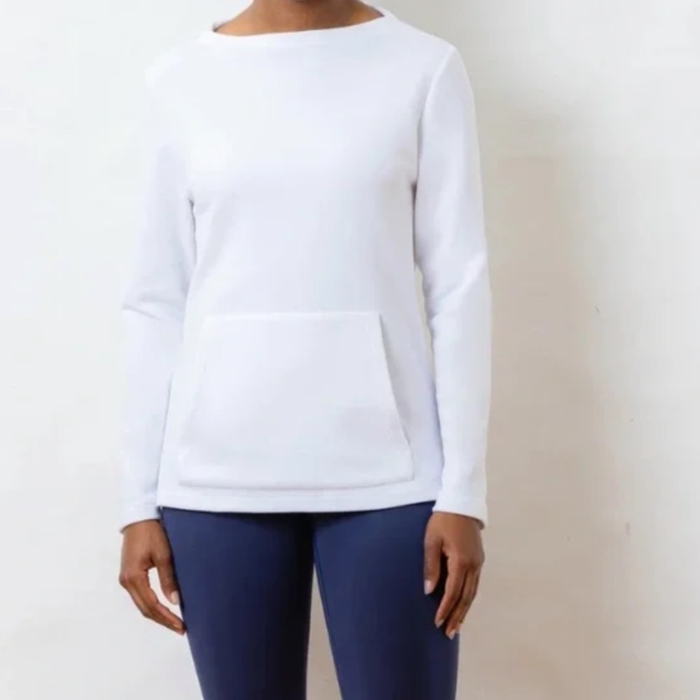 Dudley Stephens Terry high low boat neck